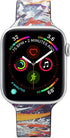 LS Apple Watch Band Compatible with 42mm/44mm/45mm , Soft Silicone Painted Pattern iWatch Band for Apple Watch Series 7 Series 6 Series SE Series ...