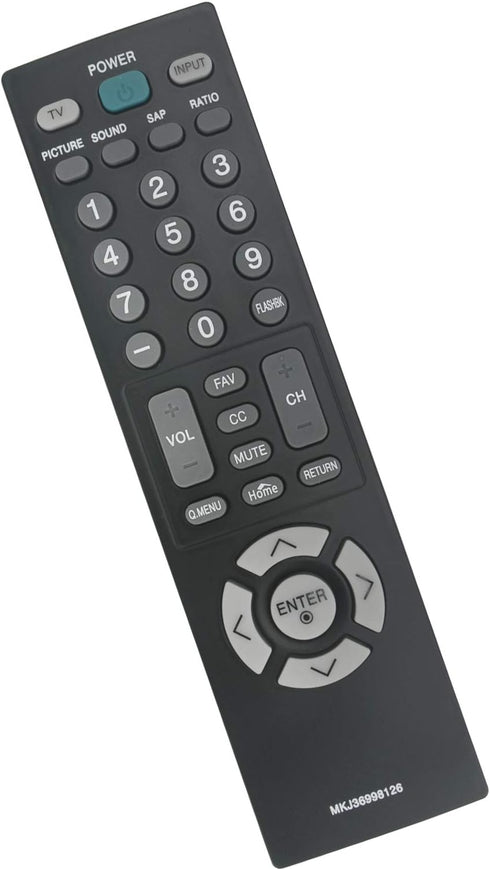 Controller MKJ36998126 Replace Remote for LG LED HD TV 42LV4400-UA 32LV2400UA 47LV4400UA 55LV4400UA 42LV4400UA 32LV2400 Sub MKJ36998117 MKJ3699810...