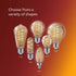 Philips LED Vintage Flicker-Free Amber Spiral ST19 Dimmable, Eyecomfort Technology, 400 Lumen, Amber Light(2000K), 6.5W=60W, Title 20 Certified, E...