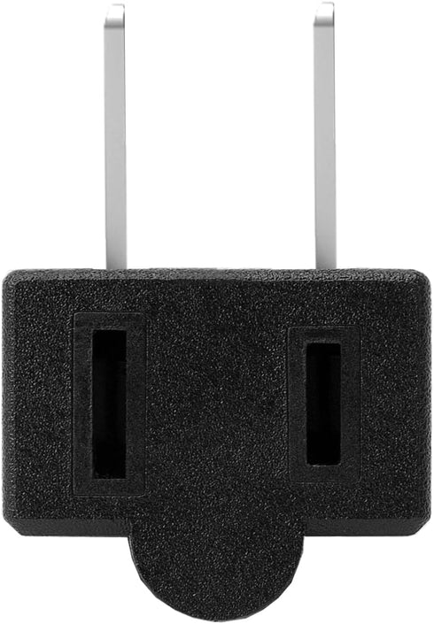 Upward Angled Adapter Vertical Right Angled Up Angle AC Adapter, NEMA 1-15P USA Outlet Saver Extension Adapter 15A 125V Molded...