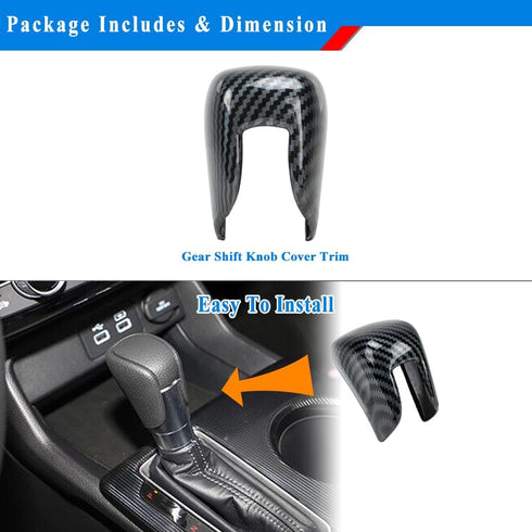 Gear Shift Knob Cover Compatible with 2022-2024 Honda Civic 11th Gen Interior Trim...