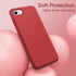 JETech Silicone Case for iPhone SE 3/2 (2022/2020 Edition), iPhone 8 and iPhone 7, 4.7-Inch, Silky-Soft Touch Full-Body Protective Case, Shockproo...