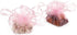 100Pcs 9.8 Inch Round Organza Bags Drawstring, Tulle Circles Baby Shower Wedding Party Favor Gift Bags Sheer Jewelry Candy Pouch (Pink)...