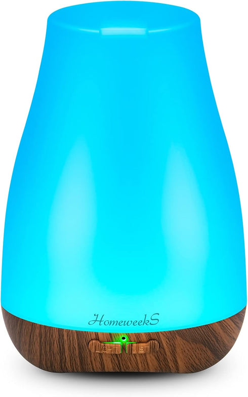 Aromatherapy Essential Oil Diffuser for Room: Air Humidifier Aroma Scent Cool Mist Diffuser Colorful Light Cute Mini Small Waterless Auto Off Ultr...