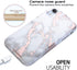 BAISRKE Marble Case for iPhone XR, Shiny Rose Gold Design Bumper Matte TPU Soft Rubber Silicone Cover Phone Case for iPhone XR 6.1 inch (2018) - W...