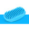 Taeku Dog Bath Brush, Rubber Shampoo Grooming Pet Brush Soft Shedding Bathing Hair Accessories Back Massage Cat Brush for Long Short Fur (Blue)...