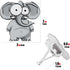 Car Aromatherapy Essential Oil Diffusers, 2Pcs Elephant Air Fresheners Box, Car Interior Fragrance Aroma Diffusers for Car Owners...