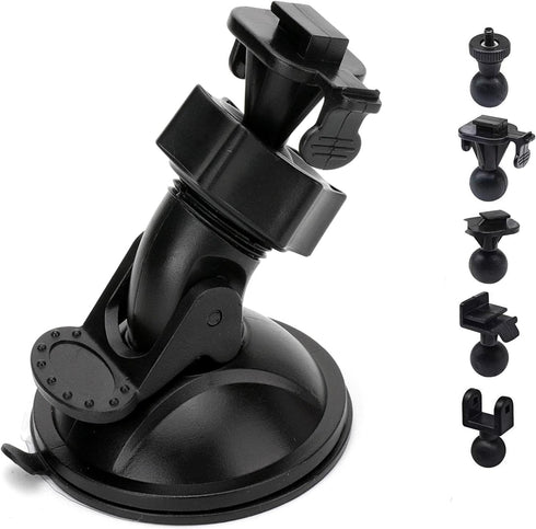 S10 Suction Cup Dash Cam Mount Holder with 6+pcs Joints for Rove APEMAN CHORTAU Roav Nexar iiwey YI Z-Edge Old Shark KDLINKS Falcon Zero... Most C...