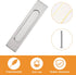 18CM Self-Stick Rectangual Sliding Door Pulls, 2pcs Brushed Steel Aluminum Alloy Flush Pull Punch-Free Handle for Sliding Barn Door Windows Cabine...