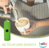 HELLO Milk Frother - Double Whisk Head, Handheld Battery Operated Electric Foam Maker For Bulletproof Coffee, Lattes, Cappuccino, Hot Chocolate, S...