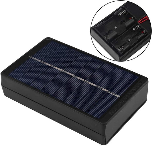 Solar Aa AAA Battery Charger Charging Box 1W 4V Portable Solar Battery Charger for Aa and AAA Batteries Black Solar Battery Charger for Aa Batteri...