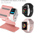 2 in 1 Charger Stand Compatible with Apple Watch Series Ultra2/Ultra/10/9/8/7/6/5/4/3/2/1/SE (38mm/40mm/41mm/42mm/44mm/45mm/46mm/49mm) and Compati...