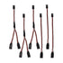 6 PCS JST Y Connector 3 Pin JST Plug Splitters, Servo Male to Female Y Wire Cable, Parallel RC Servo Extension Cord, Wire Cable Fits RC JR Futaba ...