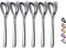 Demitasse Espresso Spoons, 5.5'' Mini Coffee Spoons, Stainless Steel Small Spoons,Tea Spoons for Dessert, Set of 6, Dishwasher Safe (Silver)...