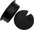 Lovelysp 2-3/8 inch Table Wire Cable Ring Hole Cover for Office PC Desk Cable Cord Organizer Plastic Cover (Open Hole 60mm Wire Box Black)-4PCS...