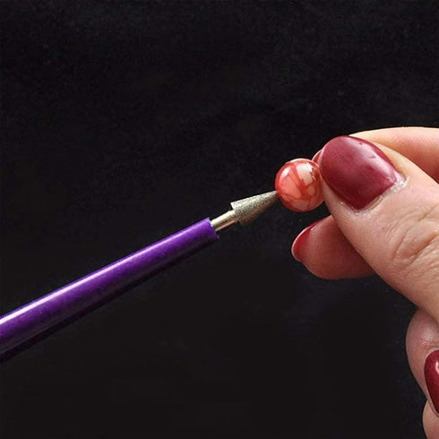 10Pcs Diamond Tipped Bead Reamer for Jewelry Making,Beading Tools,Bead Reamer,Jewelry Drill,for Glass Plastic Metal Wood Beads,Beading Hole Enlarg...