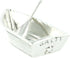 Basic Spirit Boat Salt Cellar w/Spoon Handcrafted Pewter Home Lead-Free SD-19...