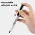 carrotez Retractable Dry Erase Markers, Low Odor Whiteboard Markers, Bullet Tip, Thin Barrel, 12 Count, Black...