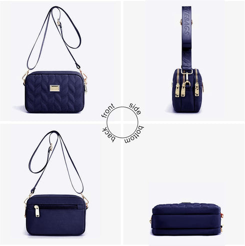 WITERY Small Crossboby Purse for Women - Waterproof Nylon Crossbody Phone Purse Shoulder Bag with Adjustable Strap...