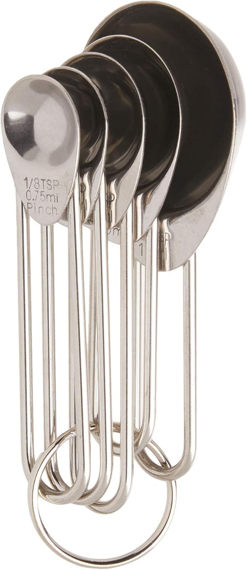 Prepworks by Progressive Stainless Steel Measuring Spoons - Set of 5,Silver...