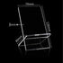 Teensery 1 Pack Clear Acrylic Cross Display Stand Easel Detachable Cell Phone Holder Rack for Retail Shop Tabletop...