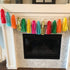 35 PCS Green Orange Gold Mylar Tassel Garland Tissue Paper Tassels Banner DIY Kit Baby Shower Fiesta Bachelorette Party Decorations...
