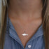 Minimalist Animal Silver Shark Pendant Necklace for Women Cute Dainty Animal Fish Pendant Necklace for (Silver)...