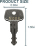 N008 Thule Series frame key,Thule roof rack replacement key,Replacement key for Yakima & Thule Ski, Roof,Cargo Box, Carrier Racks and Crossbars[Co...