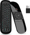 WeChip W1 Universal TV Remote Air Mouse, Wireless Keyboard Fly Mouse 2.4GHz Connection Air Remote Keyboard Mouse for Android TV Box/PC/Smart TV/Pr...
