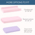 Changing Pad Cover for Girls 4 Pack, Baby Fitted Changing Table Cover Sheets, Soft Breathable for 32"x16" Diaper Change Table Pad, Bassinet Sheets...