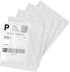 Shipping Label Sleeves 7.5" x 5.5" (50 Packs) BESTIKER Clear Adhesive Packing Slip Pouches, Packing List Envelopes, Shipping Supplies for Small Bu...