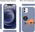 JOYLAND Blue Soft Liquid Silicone Rubber Slim Phone Case Cover with Microfiber Linin for iPhone XR Case Cute Sloth in The Tree Coffee Phone Cover ...