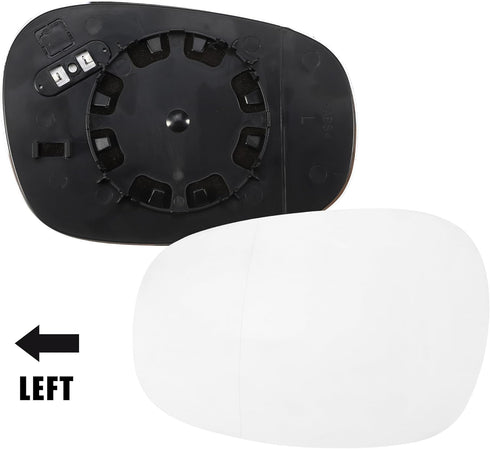 uxcell Car Left Driver Side Heated Mirror Glass Replacement W/Backing Plate for BMW 135i 2009-2011 for BMW 325i 328i 128i 335is No.51167252893...