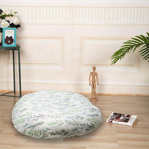 DILIMI Newborn Lounger Cover, Removable Baby Lounger Cover, Ultra Soft Comfortable Slipcover for Infant Lounger Pillow, Green Leaf...