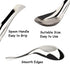 Asian Soup Spoons Stainless Steel Chinese Soup Spoons Set of 6 Soup Spoons Silverware Cucharas Para Comer for Ramen Pho Wonton Dumpling Noodles (s...