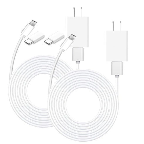 10ft 2-Pack Power Adapter Plug 9V Charger for Arlo Pro and Arlo Pro 2, Q,GO 1, Arlo Essential Spotlight/XL/XL 2nd Gen/Essential 2nd Generation,Bli...