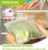 FORID Reusable Storage Bags, 12 Pack Extra Thick Freezer bags (2 Reusable Gallon Bags, 5 Reusable Sandwich Bags, 5 Reusable Snack Bags) FDA Grade ...