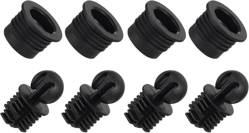MECCANIXITY Speaker Grill Guides Plastic Ball and Socket Type 12mm Dia for Speaker Parts Accessories Pack of 4...