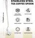 Coffee Makes Me Poop Spoon - Funny Gift for Coffee Lovers - Stainless Steel Teaspoon with Gift Box - 7.5 Inches...