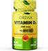 ORZAX Vitamin D3 10000 iu (250 mcg) - 1 Year Supply for Strong Muscle Function & Immune Support - Mood Supplement for Wellness (120 Softgel)...