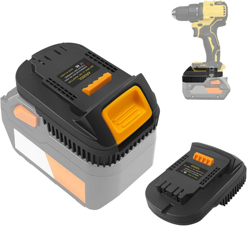 AR20DL Adapter for Ridgid to for Dewalt 20V, URUN Battery Adapter Converter for Ridgid AEG 18V Hyper Li-ion Battery Work on Dewallt 20V Power Tool...