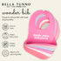 Baby Bib for Eating by Bella Tunno, Set of 2 Waterproof Silicone Bibs with Large Food Catcher, Adjustable Fit for Babies 4-12 months & Toddlers 1-...