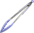 Chef Craft Premium Silicone Cooking Tongs, 12 inch, Pastel Blue...