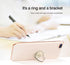 2 Packs Glossy Finish Love Heart Shaped Cell Phone Ring Holder Stand, 360 Degree Rotation Finger Ring Kickstand with Polished Metal Phone Grip (Go...