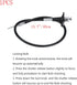 15.7"(40cm) Threaded Release Cable Vibration-Free Black Shutter Release Cable Shutter Release Cable with Bulb-Lock Mechanical Shutter Release Cabl...