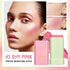 Multi-Use Makeup Blush Stick, Tinted Solid Moisturizer On-the-Go Blush, Multi-use Cream Blush Stick for Cheek & Eyes & Lips, Waterproof Natural Nu...