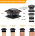 TWINSLUXES Solar Post Lights Outdoor 2 Modes Waterproof LED Solar Post Cap Lights for 3.5x3.5 4x4 5x5 and 6x6 Wooden&Vinyl Post,Fence Post Solar L...