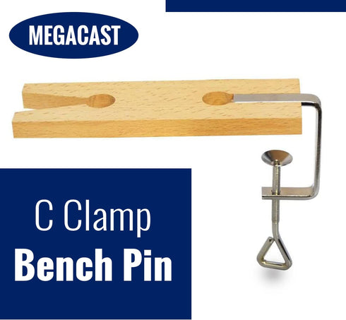 V-Slot C-Clamp Bench Pin Clamp Mount On Table Workbench Jewelers Tool...
