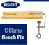 V-Slot C-Clamp Bench Pin Clamp Mount On Table Workbench Jewelers Tool...