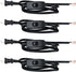 4 Pcs 5 Feet Black Light Cord, Lamp Power Cord with On/Off Switch Button and Plug, There is Only One Plug and Need to Be Wired...